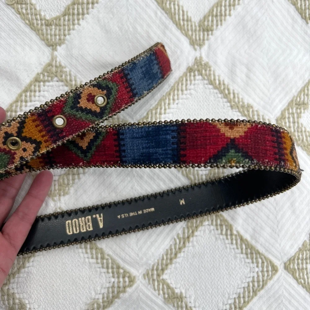 Vintage A.Brod belt size medium